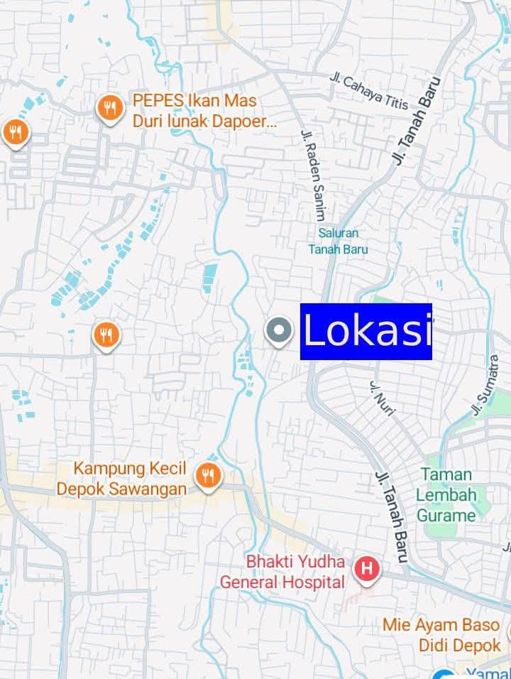 Dijual Tanah Matang 1010 m² di Area Premium Dekat Kampus UI Beji Depok